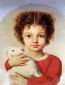 Portrait of the Artist's Daughter, Lina - Luigi Calamatta