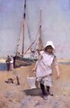 A Breton Fisher Girl - Hector Caffieri