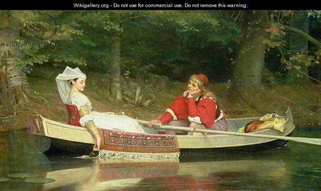 With The River, 1869 - Philip Hermogenes Calderon