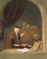An Old Man Weighing Gold, 1667 - Quiringh Gerritsz. van Brekelenkam
