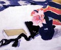 The Rose and the Black Ribbon - Francis Campbell Boileau Cadell