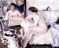 Nude Seated on a Sofa - Francis Campbell Boileau Cadell