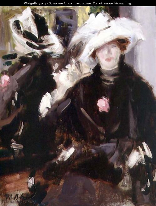 The Feathered Hat - Francis Campbell Boileau Cadell