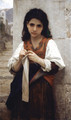 Tricoteuse (The Little Knitter) - William-Adolphe Bouguereau