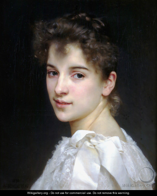 Portrait de Gabrielle Cot (Portrait of Gabrielle Cot) - William-Adolphe Bouguereau