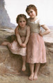 Sur la Greve (On the Rocky Beach) - William-Adolphe Bouguereau