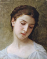 Étude : tête de jeune fille (Study : head of a young girl) - William-Adolphe Bouguereau