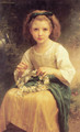 Enfant tressant une couronne (Child braiding a crown) - William-Adolphe Bouguereau