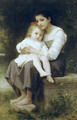 La soeur aînée (Big sis') - William-Adolphe Bouguereau