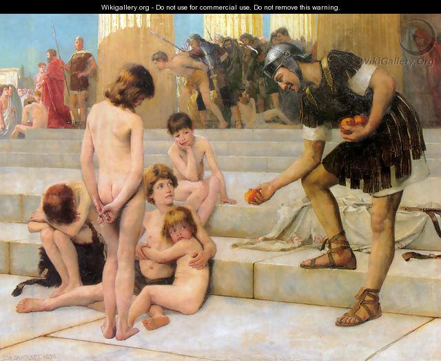 Captives in Rome - Charles William Bartlett