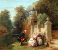 Receiving her First Visitor - Jean-Baptiste Madou