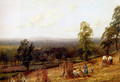 Harvestime, Ashborne, Warwickshire - Hendrikus van den Sande Bakhuyzen