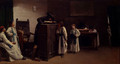 Rabbinical Students In A Classroom - Edouard Brandon