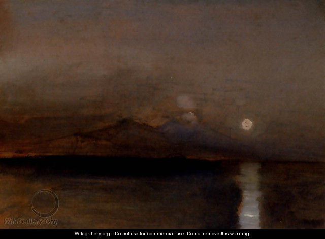 Sunset on the Sea - Jean-Baptiste-Adolphe Gibert
