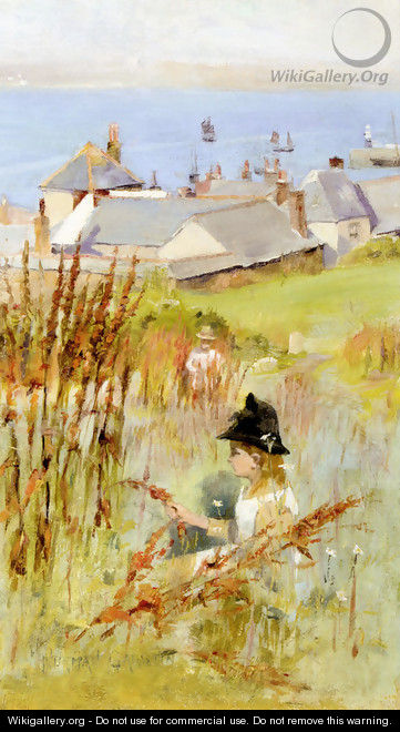 Newlyn From "The Meadow" - Norman Garstin