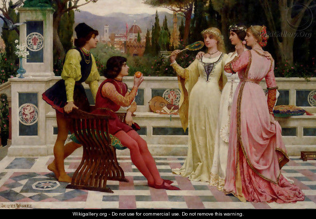 The Judgement Of Paris - Jacques-Clement Wagrez