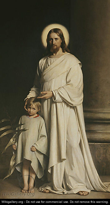 Christ and a Boy - Carl Heinrich Bloch