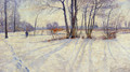 Snowy Landscape - Justus Lundegard