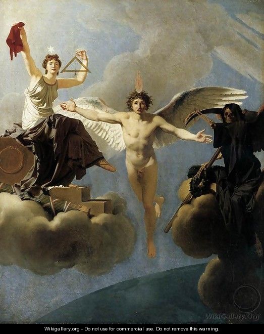 The Genius of France between Liberty and Death - Jean-Baptiste Regnault