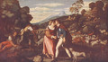 Jacob and Rachel - Jacopo d'Antonio Negretti (see Palma Vecchio)