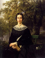 Portrait Of A Young Lady - Barend Cornelis Koekkoek