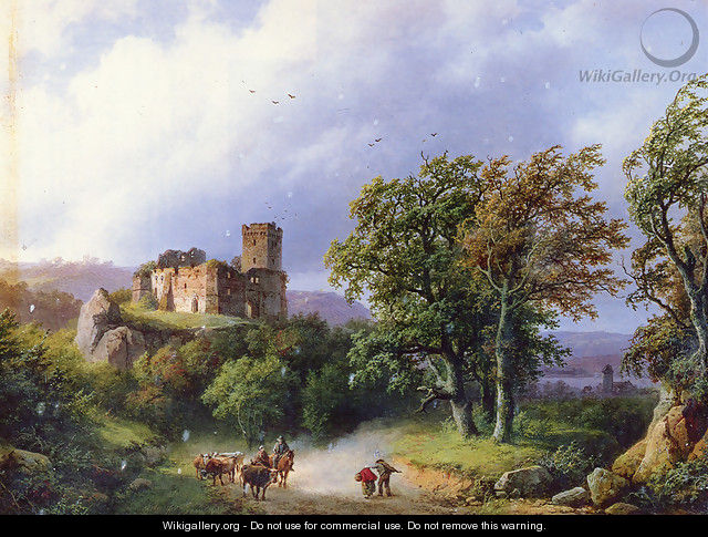 The Ruined Castle - Barend Cornelis Koekkoek