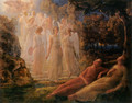 Le Poème de l'âme - L'Échelle d'or (The Poem of the Soul - The Golden Ladder) - Anne-Francois-Louis Janmot