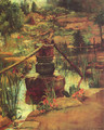 The Fountain in Our Garden at Nikko - John La Farge