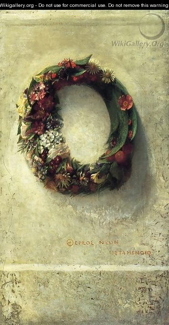 Wreath of Flowers - John La Farge
