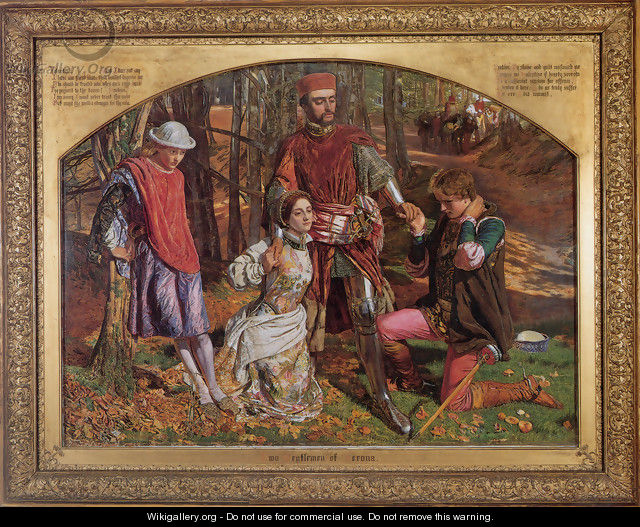 Valentine Rescuing Sylvia from Proteus - William Holman Hunt
