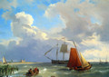 Shipping in a Choppy Estuary 2 - Johannes Hermanus Koekkoek Snr