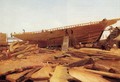 Shipbuilding at Gloucester - Winslow Homer