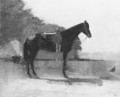 Saddle Horse in Farm Yard - Winslow Homer