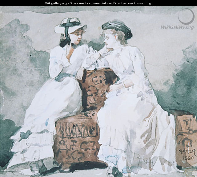 Two Ladies - Winslow Homer