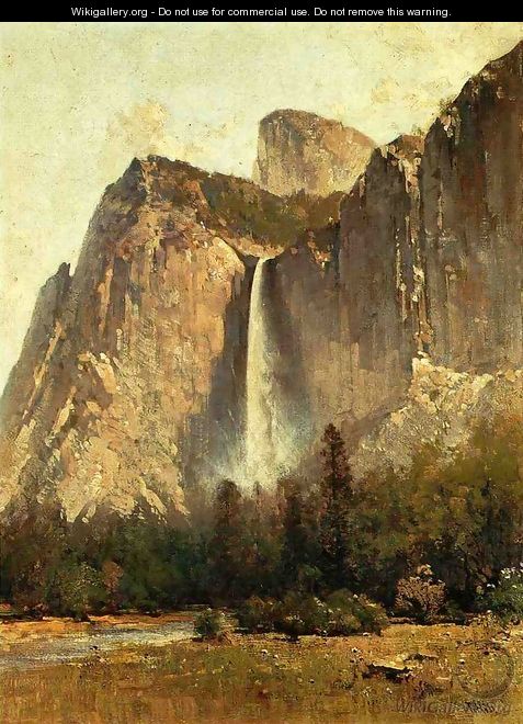 Bridal Veil Falls - Yosemite Valley - Thomas Hill