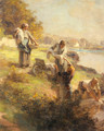 Laveuses le Matin (Washerwomen in the Morning) - Léon-Augustin L'hermitte