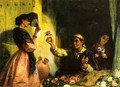 A Spanish Flower Seller - Edwin Longsden Long