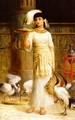 Ale the Attendant of the Sacred Ibis in the Temple of Isis - Edwin Longsden Long