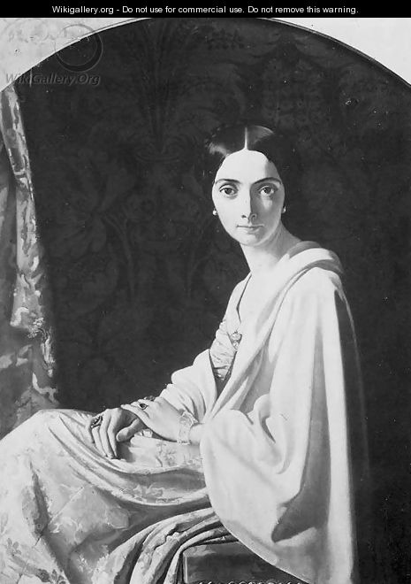 Portrait de la princesse Belgiojoso (Portrait of Princess Belgiojoso) - Henri Lehmann