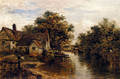 Willy Lott's House, The Subject Of Constable's 'Hay Wain' - Benjamin Williams Leader