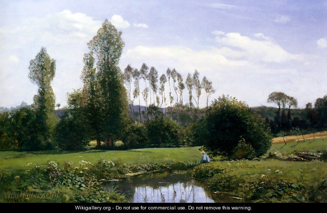 View At Rouelles, Le Havre - Claude Oscar Monet