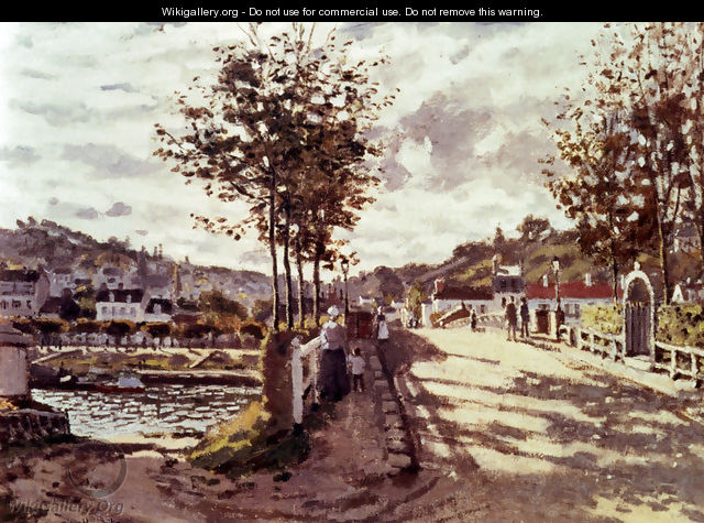 The Seine At Bougival 2 - Claude Oscar Monet