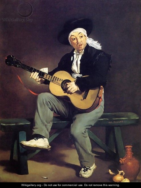 The Spanish Singer (or The Guitar Player) - Edouard Manet