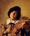 Boy Playing A Violin - Frans Hals