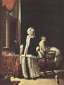 Young woman in the morning - Frans van Mieris