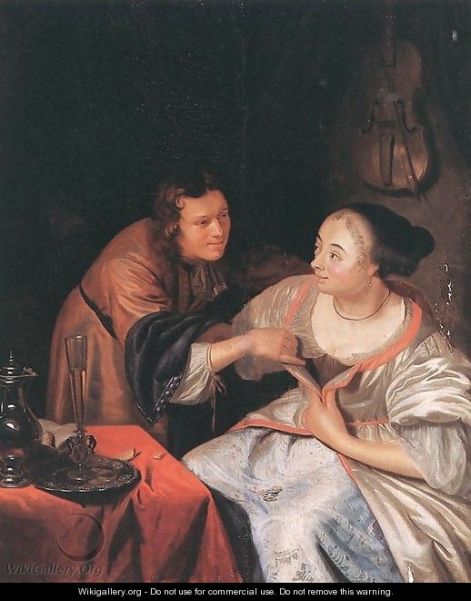 Carousing Couple - Frans van Mieris