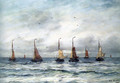 A Fishing Fleet - Hendrik Willem Mesdag