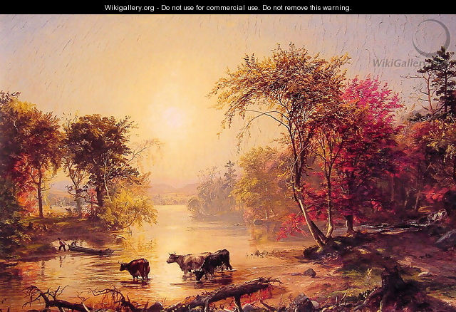 Autumn in America (or The Susquehanna River) - Jasper Francis Cropsey