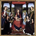 The Donne Triptych [detail: 2, central panel] - Hans Memling