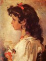 Cabeza de italiana (Head of a Italian Girl) - Joaquin Sorolla y Bastida